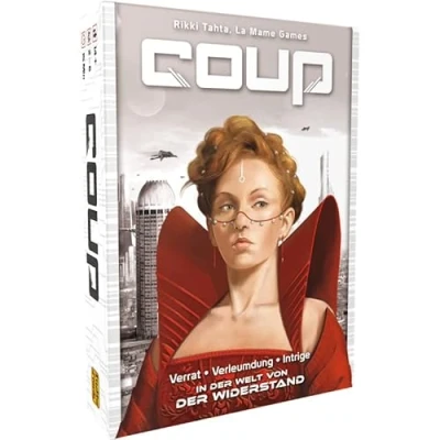 Abbildung von ELZNIR GAMES IBCD0002 Coup Widerstand 2 6 Spieler, Mehrfarbig