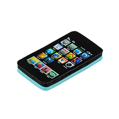 Abbildung von TSI 44001 Radierer MyPhone, Farbe Schwarz/Blau