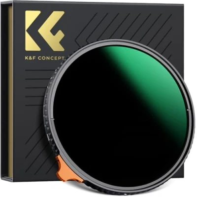 Abbildung von K&amp;F Concept Nano X Serie Variabler ND Filter ND3 ND1000 Graufilter 67mm(1.5 10 Blendenstufen)