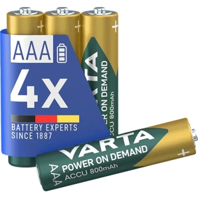 Abbildung von Varta 56703101404 Mikrozellen Akku 1,2V HR3 800MAH READY2USE potlood (aaa) accu, blister à 4 stuks