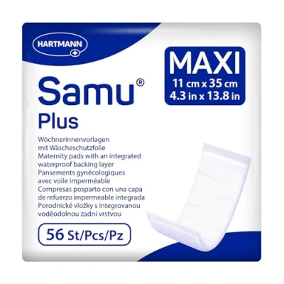 Abbildung von Samu Maxi PLUS Wöchnerinnen Vorlagen Wochenbettbinden Einlagen 1x56 Stück