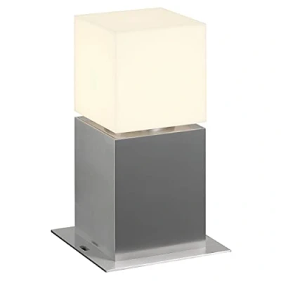 Abbildung von SLV SQUARE POLE 30 Außen Standleuchte, stilvolle Außenbeleuchtung, Outdoor LED Wegeleuchte, Leuchte, Weg Beleuchtung, Garten Lampe E27, IP44, Edelstahl 304
