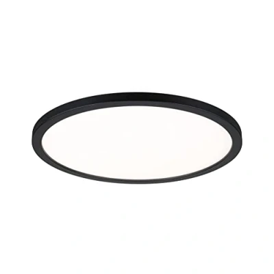 Abbildung von Paulmann 70998 LED Panel Atria Shine 293mm rund incl. 1x16 W Warmweiß Schwarz Lichtpanel Kunststoff Beleuchtungssystem 3000 K