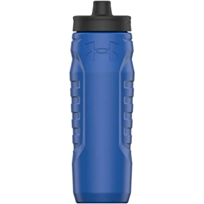Abbildung von Under Armour Sideline Quetsch Wasserflasche, entworfen mit Quick Shot Deckel, schnelle und einfache Hydratation, 907 ml
