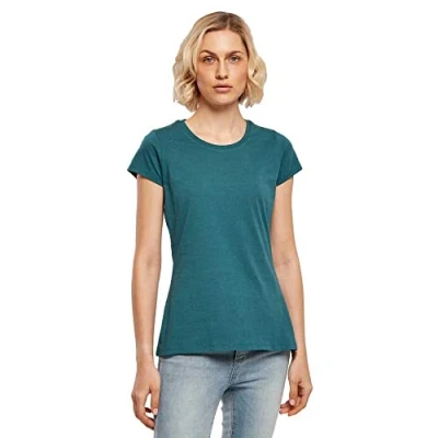 Abbildung von Build Your Brand Damen BB012 Ladies Basic Tee T Shirt, Teal, S