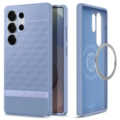Abbildung von Spigen Parallax MagFit Hülle für Samsung Galaxy S25 Ultra, Kompatibel mit MagSafe Purple ish