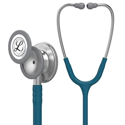 Abbildung von 3M Littmann Classic III Stethoskop zur Überwachung, 5623, karibikblauer Schlauch, 69 cm