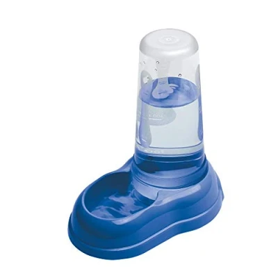 Abbildung von Ferplast Futter oder Wasserspender für Hunde und Katzen AZIMUT 600 Futtertrog Wasser 0,6 Liter, Rutschfester Boden, 12,5 x 19 H 19,5 cm Blau