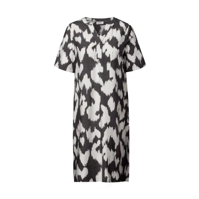 Abbildung von Cecil Gemustertes Freizeitkleid, Damen, Größe: Large, Grau