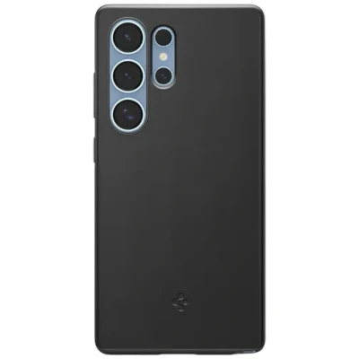 Abbildung von Spigen Thin Fit PC Back Cover Schwarz Samsung Galaxy S25 Ultra