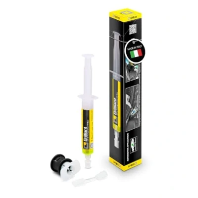 Abbildung von ERRECOM Brilliant 7,5 ml, UV Fluoreszenz Tracer zum Aufspüren von Kältemittellecks in Autoklimaanlagen, inklusive R134a Adapter