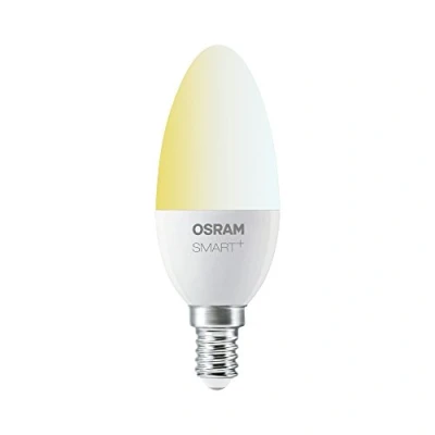 Abbildung von OSRAM Smart+ LED, ZigBee Lampe mit E14 Sockel, warmweiß bis tageslicht (2700K 6500K), dimmbar, Direkt Kompatibel Echo Plus und Show (2. Gen.), Philips Hue Bridge