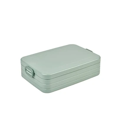 Abbildung von Mepal Brotdose Large To Go Lunchbox für 4 Sandwiches oder 8 Brotscheiben Meal Prep Box Erwachsene Essenbox mit Unterteilung Nordic sage