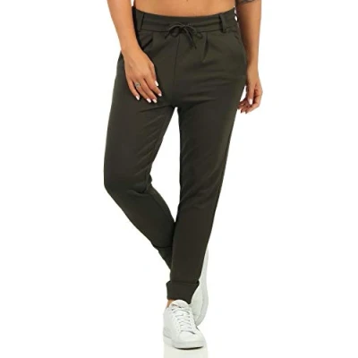 Abbildung von ONLY Onlpoptrash LIFE EASY COL NOOS Stoffhose, Damen, Größe: XXLx34, Peat