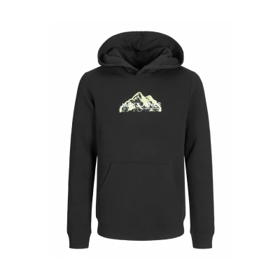 Abbildung von Jack &amp; Jones Junior LOGO MINI Kapuzenpullover für Kinder, Größe: 110, Black
