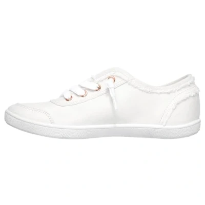 Abbildung von Skechers Damen Bobs B Cute Sneaker, White Canvas, 35 EU