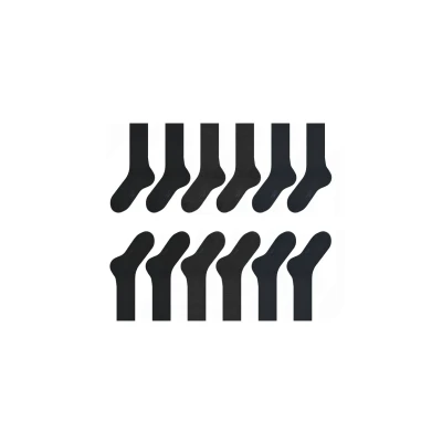 Abbildung von Falke Happy 6PACK Everyday Casual Socken, Herren, Größe: 39 42, Schwarz/dunkelblau/dunkelgrau