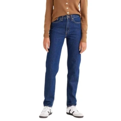 Abbildung von Levi&#039;s &#039;80S MOM Jeans Tapered Fit, Damen, Größe: 27x28, Bleu