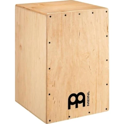 Abbildung von Meinl Percussion Headliner Cajon Instrument Kompakte Trommelkiste mit Snare und Bass Sound Schlagfläche Baltische Birke (HCAJ100NT)