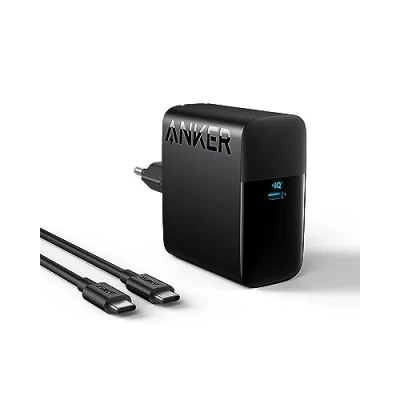 Abbildung von 100W USB C Ladegerät, MacBook Pro Charger, Anker PIQ 3.0 Kompaktes Schnellladegerät für Pro, Air, iPad iPhone 14, Samsung Galaxy und alle Geräte (inkl. 1,5m Ladekabel)