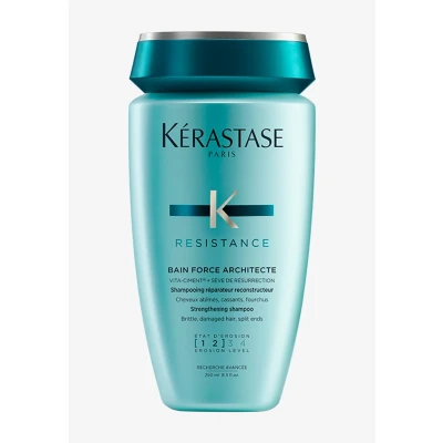 Abbildung von KÉRASTASE Resistance BAIN Force Architecte Strenghtening Shampoo FOR Damaged HAIR Shampoo, Größe: 250 ml,