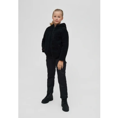 Abbildung von Brandit Kinder KIDS Teddy Fleecejacke für Kinder, Größe: 134/140, Black