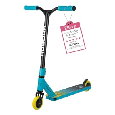 Abbildung von Hudora Kinder Stunt Scooter (Blau, Schwarz, 67.5cm x 75cm, 3.6kg)
