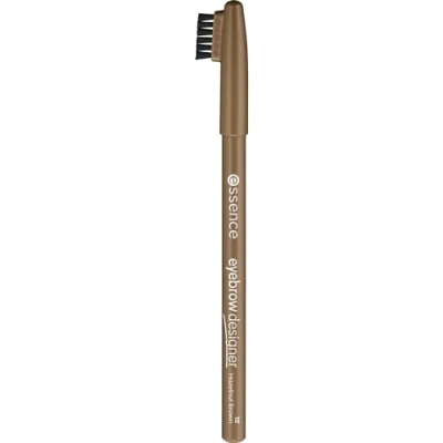 Abbildung von essence cosmetics eyebrow DESIGNER, Eye Pencil, Augenbrauenstift, Nr. 12 hazelnut brown, braun, definierend, natürlich, vegan, Mikroplastik Partikel frei, Nanopartikel frei (1g)