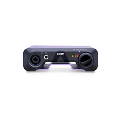 Abbildung von Apogee BOOM USB C Audiointerface (für Studio und Heimproduktionen, Null Ohm Kopfhörerverstärker, Onboard Hardware DSP, Buspowered)