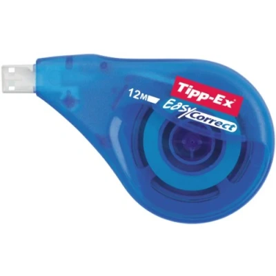 Abbildung von Tipp Ex Korrekturroller Easy Correct zum seitlichen Korrigieren, 12m x 4.2mm, 10er Pack, Ideal für das Büro, Home Office oder die Schule