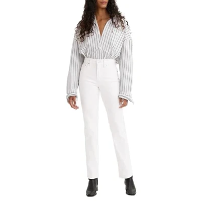 Abbildung von Levi&#039;s 724 HIGH RISE Jeans Slim Fit, Damen, Größe: 29x30, Western white