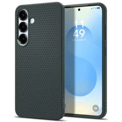 Abbildung von Spigen Liquid Air Hülle Kompatibel mit Samsung Galaxy S25 Abyss Green