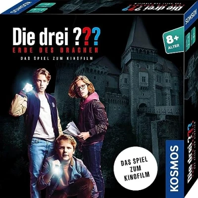 Abbildung von Die drei ??? Erbe des Drachen Das Spiel zum Film von KOSMOS 712716, für 2 4 Kinder ab 8 Jahre, spannendes Kinderspiel, Brettspiel, Geschenk