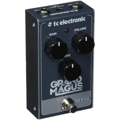 Abbildung von TC Electronic GRAND MAGUS DISTORTION Organische röhrenartige Verzerrung mit engem unteren Ende und natürlichem Durchhang