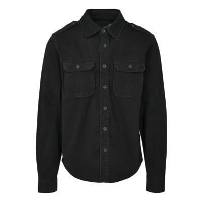 Abbildung von Brandit Vintage Hemd, Herren, Größe: 3XL, Black