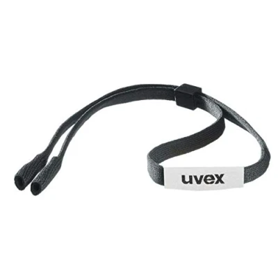 Abbildung von Uvex Eyewear Strap Brillenband Brillenkordel verstellbar Anti Rutsch für Sportbrille Sonnenbrille Lesebrille Brille Schutzbrille,1x Black white
