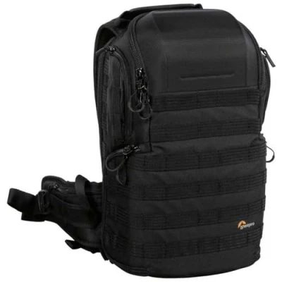 Abbildung von Lowepro ProTactic 350 AW II Modularer Rucksack mit recycelten Materialien, Kameratasche , Einsteckfach Macbook Laptop bis zu 13 Zoll für Profi Kameras und Drohnen, LP37176 GRL, Schwarz