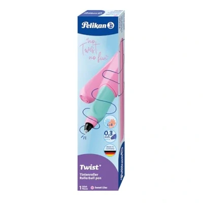 Abbildung von Pelikan 814942 Tintenroller Twist, Sweet Lilac, inklusive 2 Rollerpatronen, 1 Stück