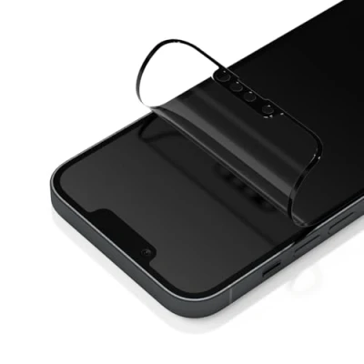 Abbildung von RhinoShield Impact Screen Pro Transparent Bildschirmschutz kompatibel mit [iPhone 14/13 / 13] Überlegener Aufprallschutz, Kratzfest, Blaulichtfilter, inkl. Ausrichtungsrahmen