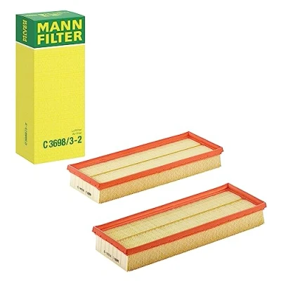 Abbildung von MANN FILTER 2er Set C 3698/3 2 Luftfilter Für PKW