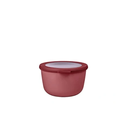 Abbildung von Mepal Multi Bowl Cirqula Round Mikrowellen Geschir Geeignet als Luftdichte Aufbewahrungsbox für den Kühlschrank, Mikrowellengeschirr &amp; Frischhaltedosen 1000 ml Vivid mauve