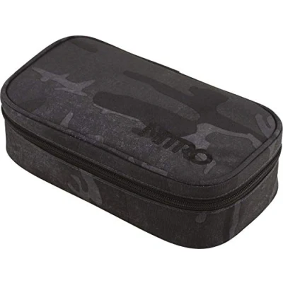 Abbildung von Nitro Pencil Case Xl Inkl. Geo Dreieick &amp; Stundenplan, Federmäppchen, Schlampermäppchen, Faulenzer Box, Federmappe, Stifte Etui, Forged Camo, UNIC