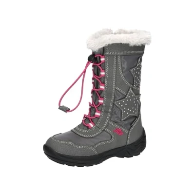 Abbildung von Lico Mädchen CATHRIN Schneestiefel, Grau/ Pink, 33 EU