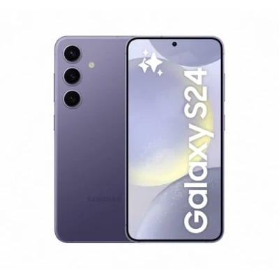 Abbildung von Samsung Galaxy S24 AI Smartphone, Android Handy ohne Vertrag, 8 GB RAM, 256 Speicher, 50 MP Kamera, Lange Akkulaufzeit, Cobalt Violet, 3 Jahre Herstellergarantie