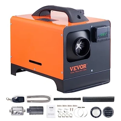 Abbildung von VEVOR Luft Dieselheizung Standheizung 12 V 5 kW, Luftheizung Air Diesel Lufterhitzer, 0,120,52 L/Std. mit LCD Display &amp; Fernbedienung Heizung