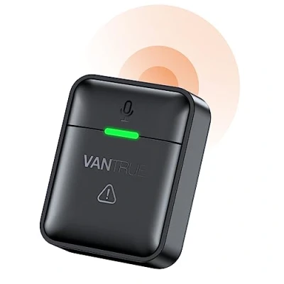 Abbildung von VANTRUE Kabellose Fernbedienung für Dashcam Auto, N5 / N4Pro N2X S1 Pro E1 E2 E3 Dashcam, schnelle Aufnahme &amp; Video Sperre im Notfall.