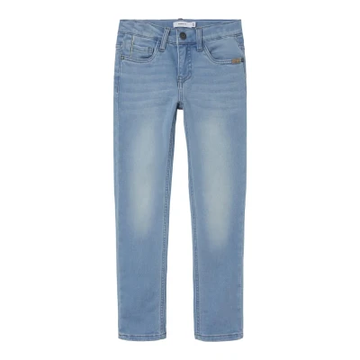 Abbildung von Name it Nkmtheo Jeans Slim Fit für Kinder, Größe: 98, Light blue denim