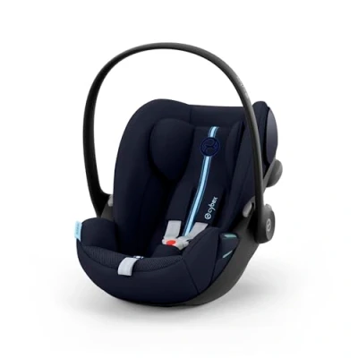 Abbildung von CYBEX Gold Babyschale Cloud G i Size Plus, Inkl. Neugeboreneneinlage, ab Geburt bis ca. 24 Monate, Für Kinder 40 cm 87 cm, Max. 13 kg, Ocean Blue