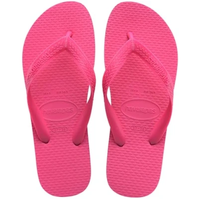 Abbildung von Havaianas Top Color, Bequeme, Robuste und Leichte Badelatschen, Rutschfeste Sohlen, Unisex Erwachsene, Pink Flux Flux, 33/34 EU