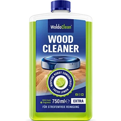 Abbildung von WoldoClean Wischroboter Reinigungsmittel speziell für Holzböden &amp; Dielen 750ml